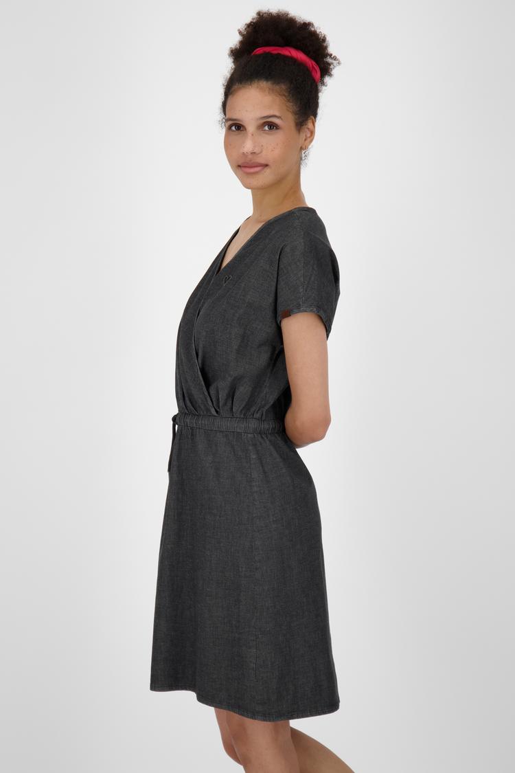 ALIFE AND KICKIN ALIFE AND KICKIN OrnellaAK DNM Kurzarmkleid Damen - black denim - 1 | SportScheck
