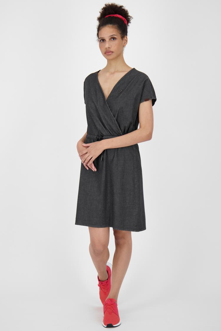 ALIFE AND KICKIN ALIFE AND KICKIN OrnellaAK DNM Kurzarmkleid Damen - black denim - 4 | SportScheck