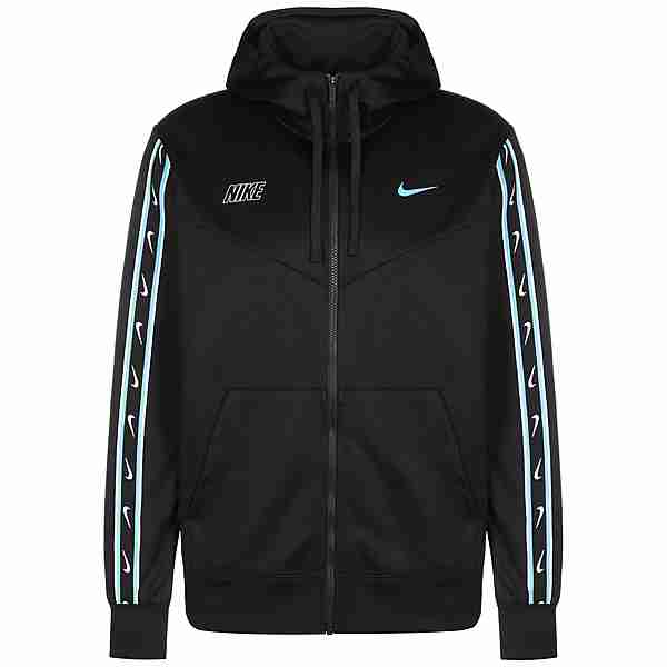 Nike Repeat Sweatjacke Herren schwarz / blau