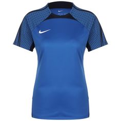 Nike Dri-FIT Strike 23 Funktionsshirt Damen blau / schwarz