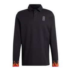 adidas Belgien Poloshirt Fanshirt schwarz