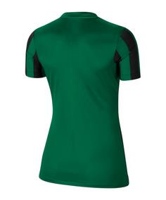 Rückansicht von Nike Division IV Striped Trikot kurzarm Damen Fußballtrikot Damen gruenschwarzweiss