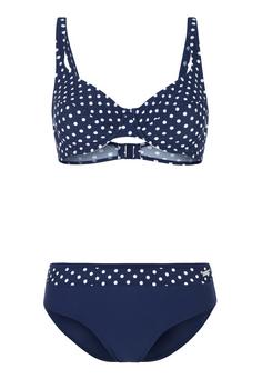 Lascana Bügel-Bikini Bikini Set Damen marine-weiß
