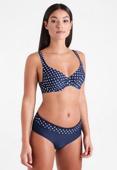 Rückansicht von Lascana Bügel-Bikini Bikini Set Damen marine-weiß