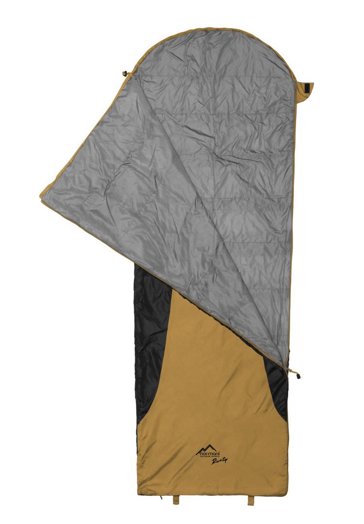 normani Outdoor Sports normani Outdoor Sports Runty Kunstfaserschlafsack - Gelb/Schwarz - 0 | SportScheck