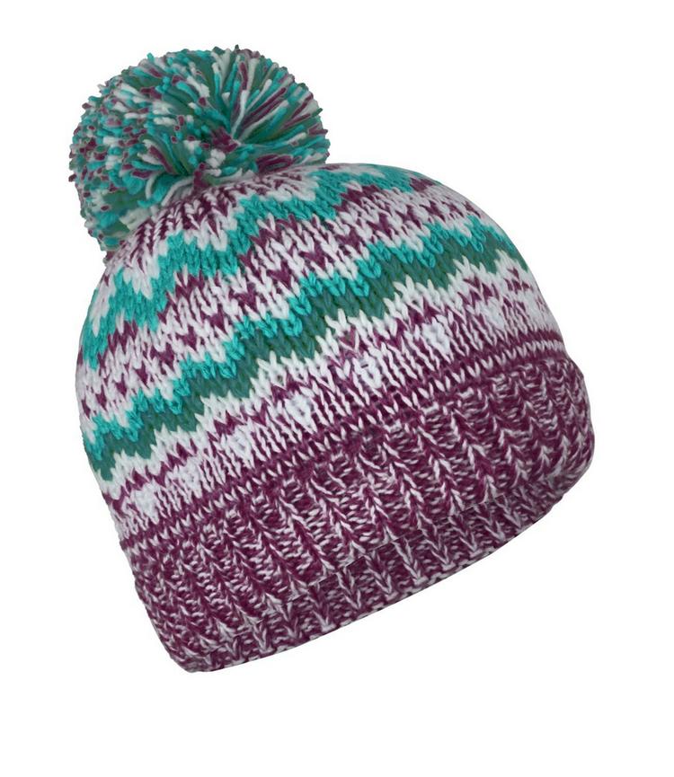 Trollkids Trollkids Kristiansand Bommelm&uuml;tze M&auml;dchen - Pflaume/Violett/Wasserblau - 0 | SportScheck
