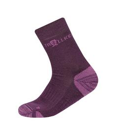 Trollkids Preikestolen Wandersocken Kinder Pflaume/Violett