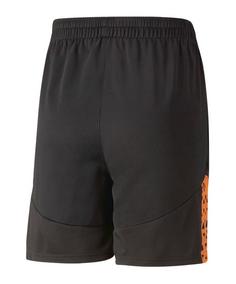 Rückansicht von PUMA individualCUP Trainingsshort Kids Fu&szlig;ballshorts Kinder schwarz