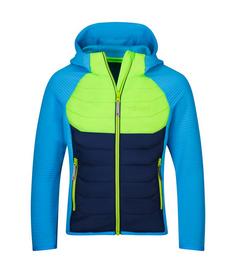 Trollkids Sirdal Steppjacke Kinder Vivid-Blau/Limegrün