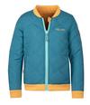 Trollkids Hamar Windbreaker M&auml;dchen - Blaugr&uuml;n/Honig/Wasserblau