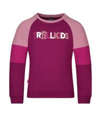 Trollkids Trollfjord Sweatshirt Kinder - Pflaume/Feuerbeere/Violett