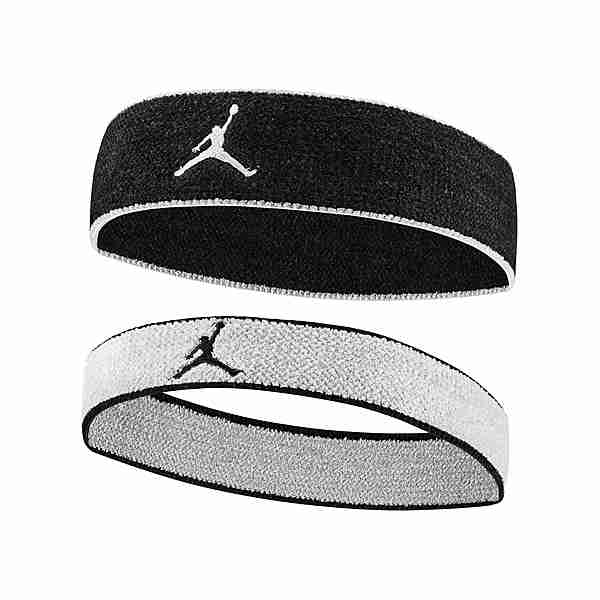 Nike Stirnband 2er Pack Chenille Laufmütze schwarzweiss