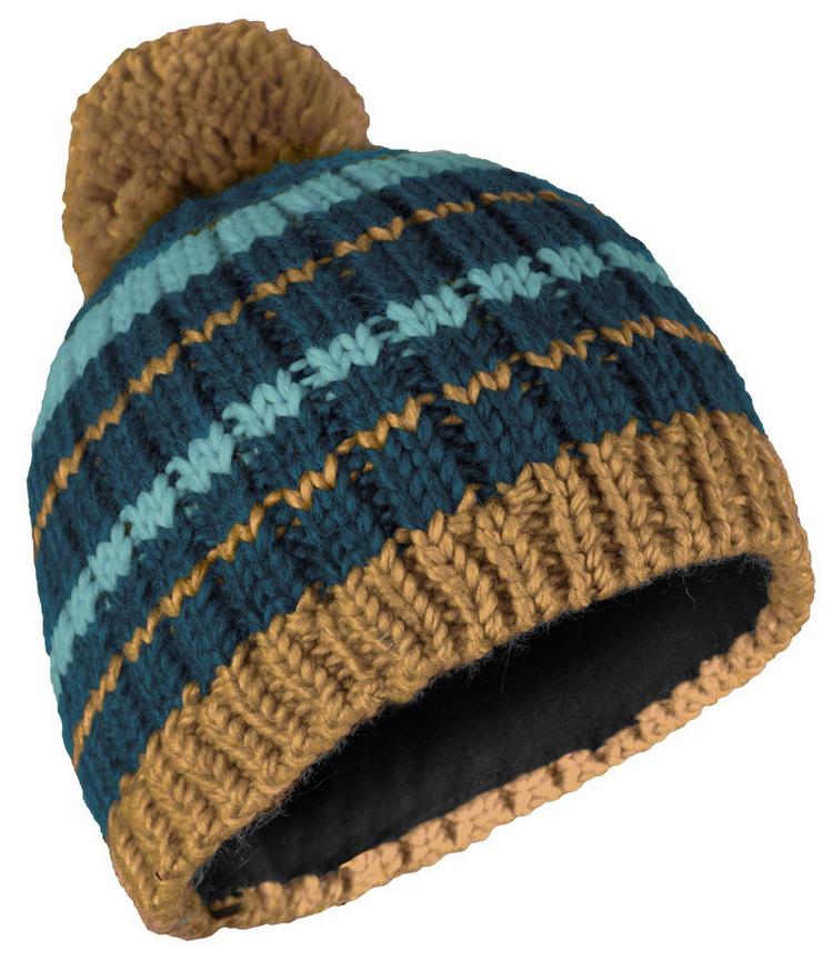 Trollkids Trollkids Hafjell Bommelm&uuml;tze Kinder - Blaugr&uuml;n/Wasserblau/Honig - 0 | SportScheck