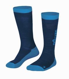 Trollkids SKI SOCKS Wandersocken Kinder Nachtblau/Vivid-Blau