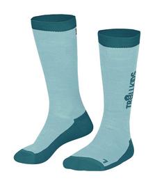 Trollkids SKI SOCKS Wandersocken Kinder Wasserblau/Blaugrün