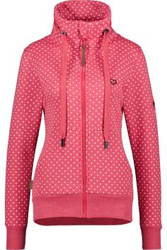 ALIFE AND KICKIN VivianAK B Sweatjacke Damen fuchsia dots