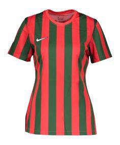 Nike Division IV Striped Trikot kurzarm Damen Fußballtrikot Damen rotweiss