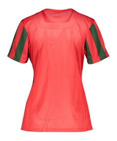 Rückansicht von Nike Division IV Striped Trikot kurzarm Damen Fußballtrikot Damen rotweiss