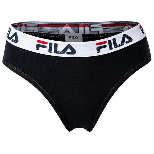 Rückansicht von FILA Slip Slip Damen Schwarz/Grau/Marine