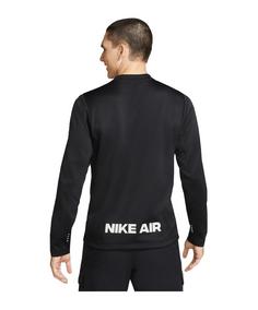 Rückansicht von Nike Air Polyknit Crew Sweatshirt Sweatshirt Herren schwarzweiss