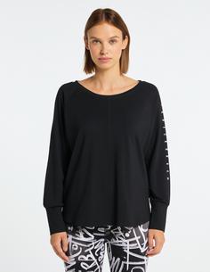 Rückansicht von VENICE BEACH VB Lini Sweatshirt Damen black