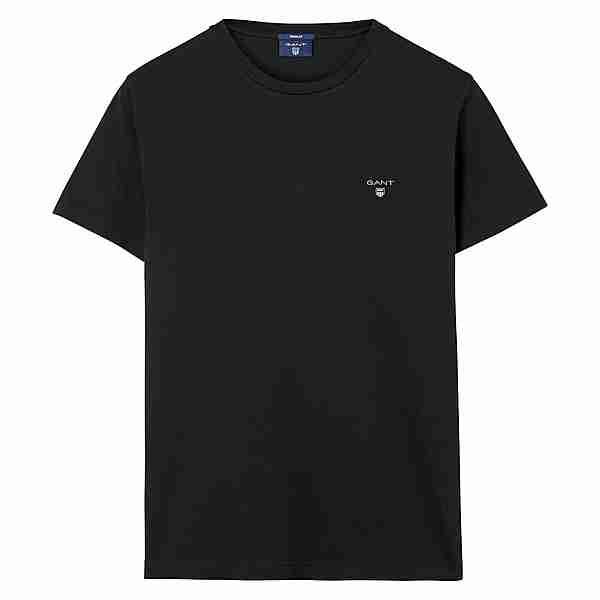 GANT T-Shirt T-Shirt Herren Schwarz