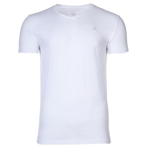 Rückansicht von GANT T-Shirt T-Shirt Herren Marine/Weiß