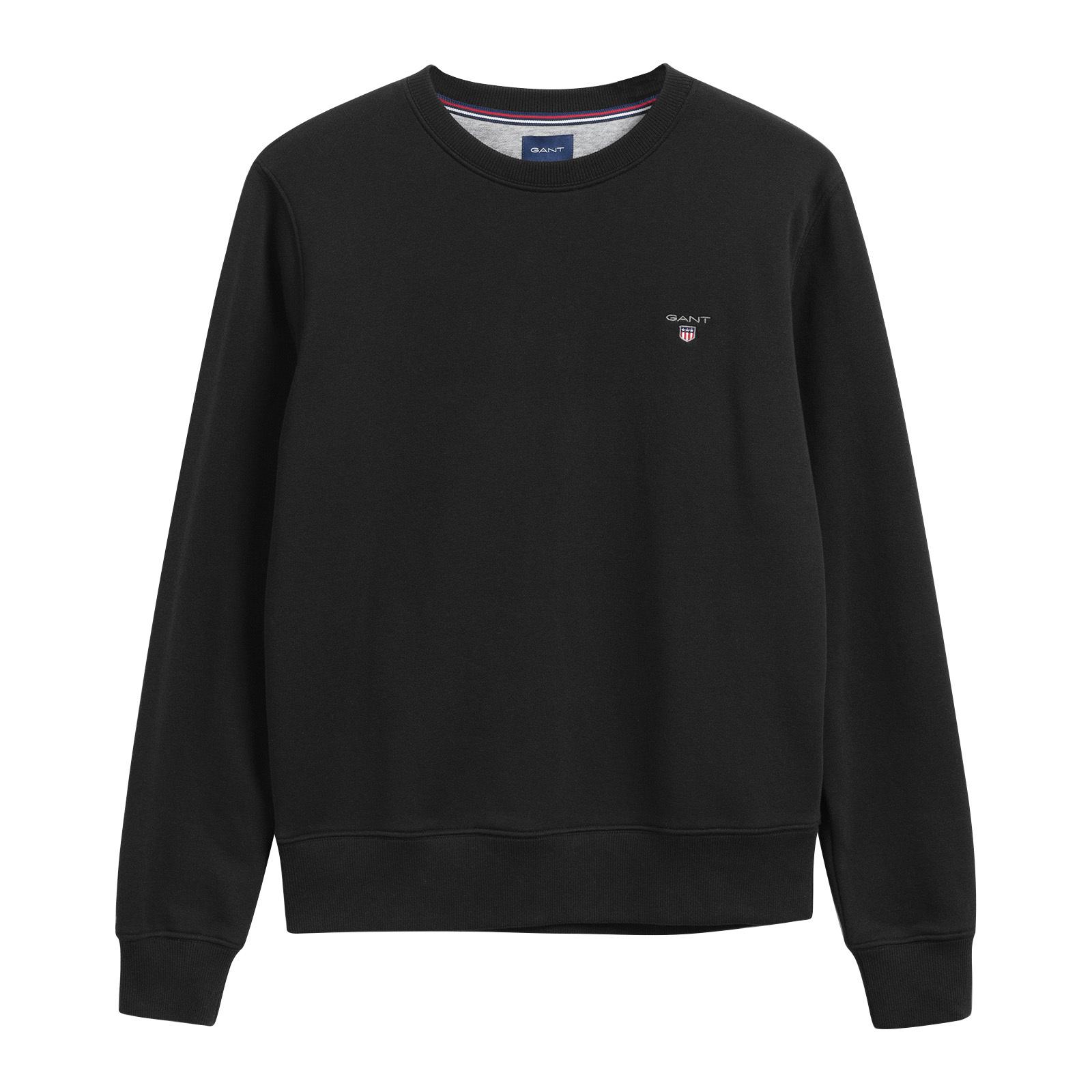 GANT Sweatshirt Sweatshirt Herren Schwarz