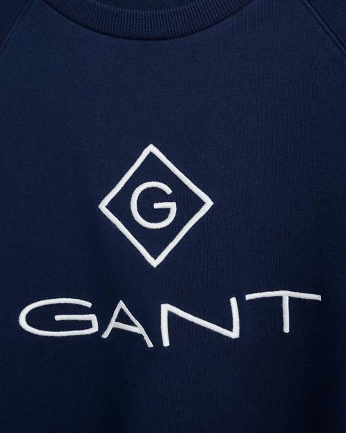 Rückansicht von GANT Sweatshirt Sweatshirt Herren Blau