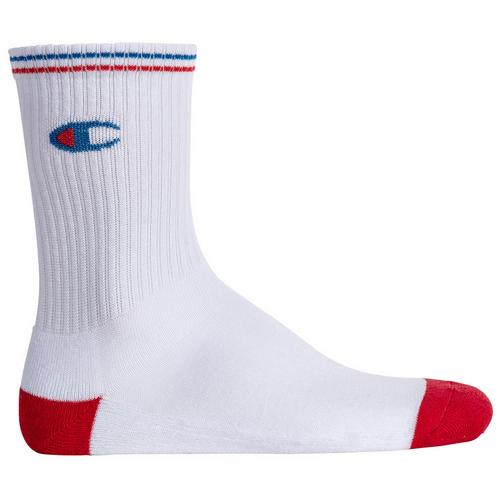 Rückansicht von CHAMPION Socken Freizeitsocken Weiß/Grau/Schwarz