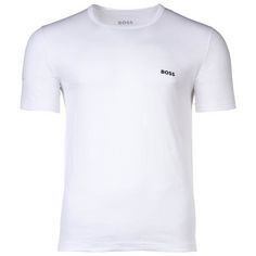 Rückansicht von Boss T-Shirt T-Shirt Herren Schwarz/Blau/Weiß