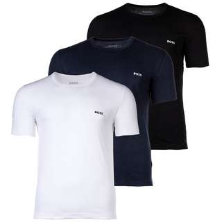 Boss T-Shirt T-Shirt Herren Schwarz/Blau/Weiß