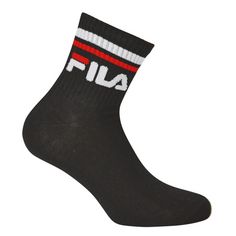Rückansicht von FILA Socken Crew Socken Schwarz