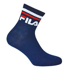 Rückansicht von FILA Socken Crew Socken Blau