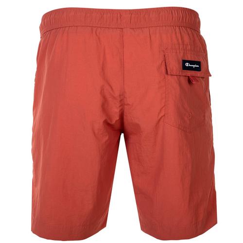 Rückansicht von CHAMPION Badeshorts Badeshorts Herren Rot