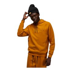 Nike 23 Engineered Fleece Hoody Sweatshirt Herren gelb
