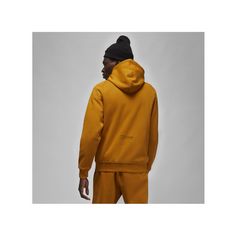 Rückansicht von Nike 23 Engineered Fleece Hoody Sweatshirt Herren gelb