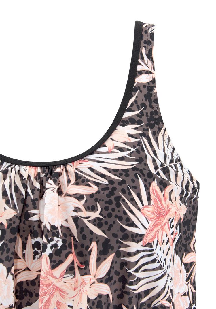 Buffalo Buffalo Oversize-Tankini Bikini Set Damen - braun-apricot - 1 | SportScheck