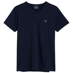 GANT T-Shirt T-Shirt Herren Dunkelblau (Evening Blue)