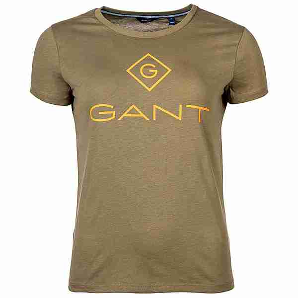 GANT T-Shirt T-Shirt Damen Khaki