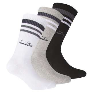 Diadora Socken Freizeitsocken Schwarz/Grau/Weiß
