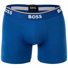Rückansicht von Boss Boxershort Hipster Herren Rot/Blau/Schwarz