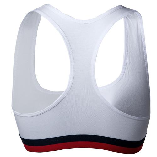 Rückansicht von FILA Bustier BH Damen Weiß