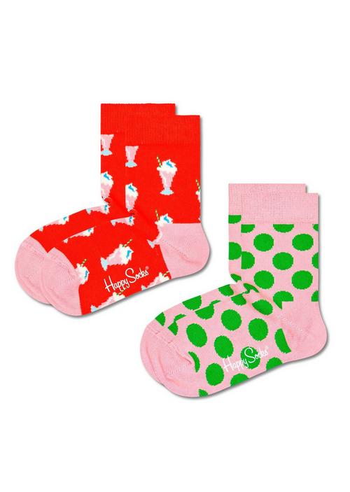 Rückansicht von Happy Socks Socken Freizeitsocken Milkshake