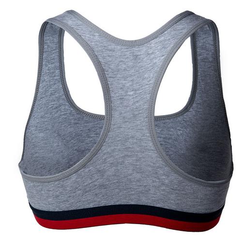 Rückansicht von FILA Bustier BH Damen Grau