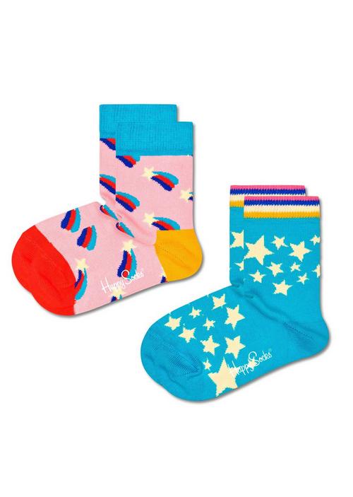 Rückansicht von Happy Socks Socken Freizeitsocken Shooting Star