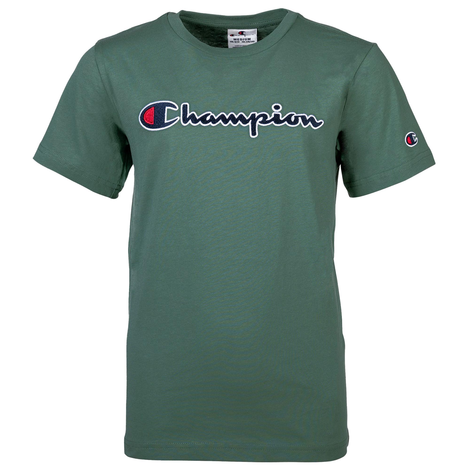 von T-Shirt Shop SportScheck CHAMPION kaufen Grün Online im T-Shirt