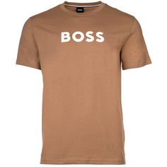 Boss T-Shirt T-Shirt Herren Beige