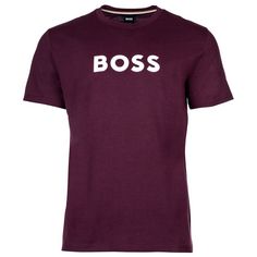 Boss T-Shirt T-Shirt Herren Lila