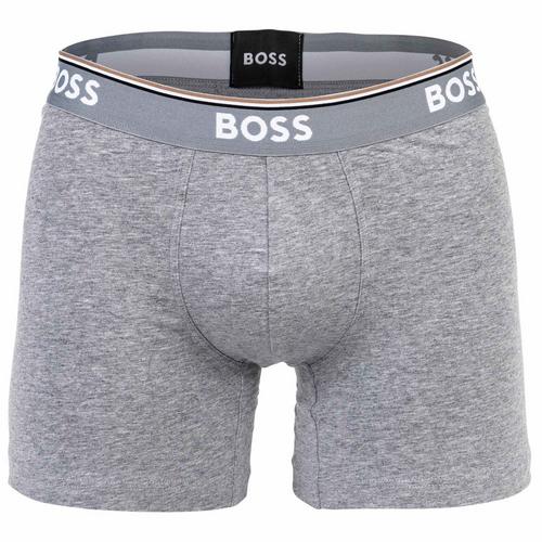 Rückansicht von Boss Boxershort Hipster Herren Grau